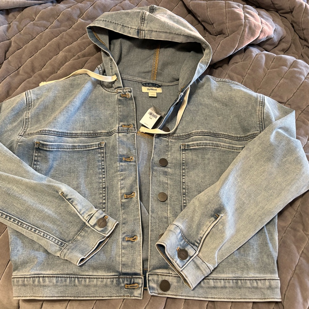 Upwest hooded denim jacket